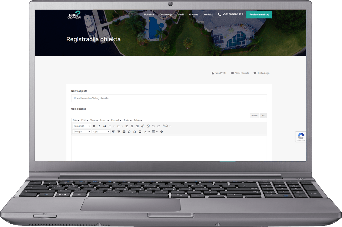 registracija objekta gdenaodmor.rs